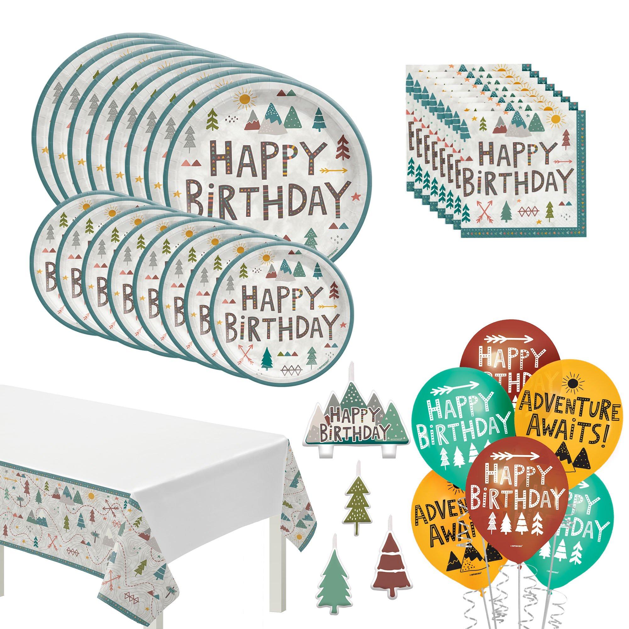 Wilderness Birthday Tableware Kit for 8 Guests Party City